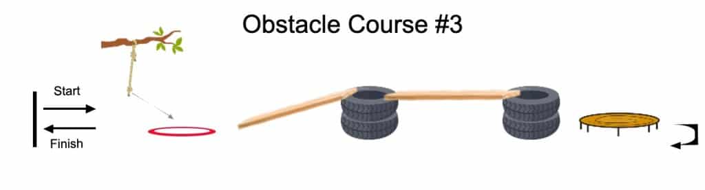 Ninja obstacle course 3 Ninja obstacle course 3