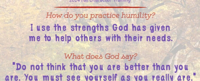 2024 Fall CT Humility