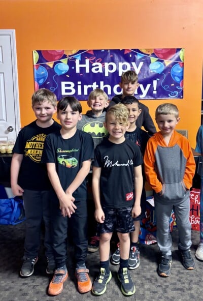 Boys birthday party at EmethGym Boys birthday party at EmethGym