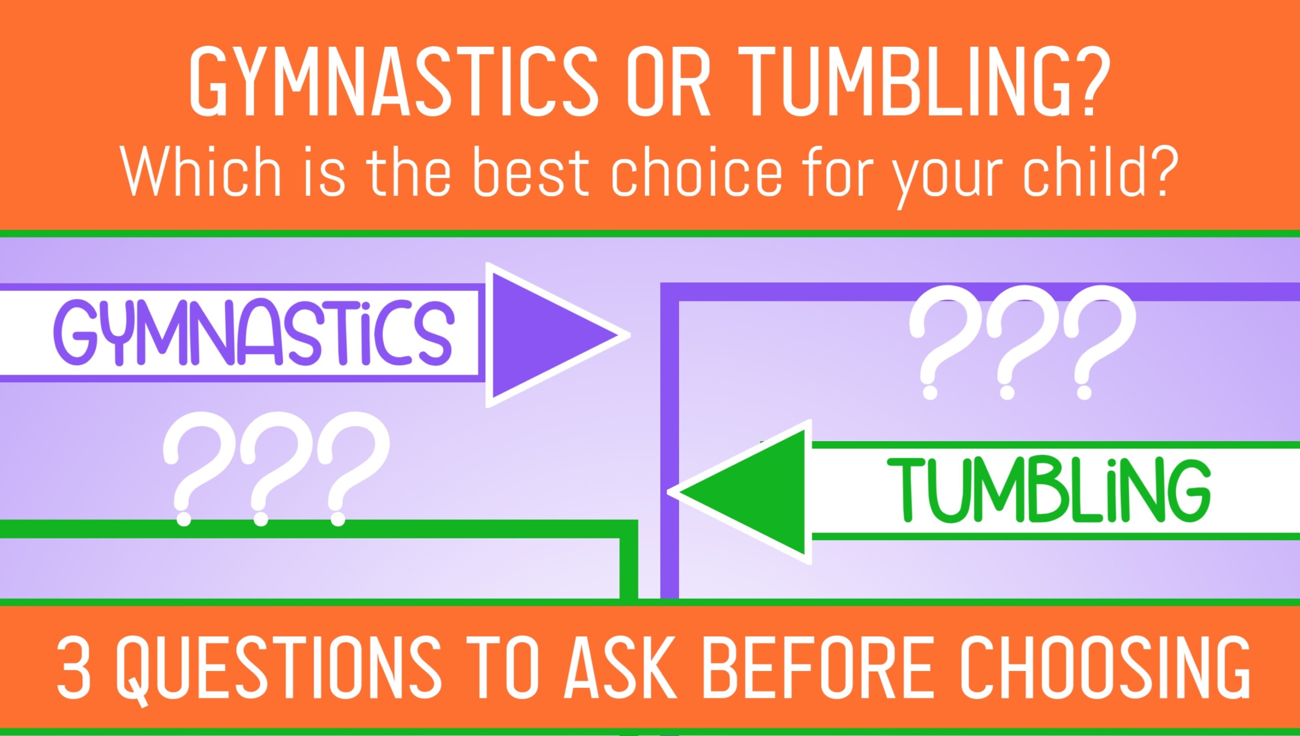 Gymnastics vs Tumbling gymnastics vs. tumbling guide