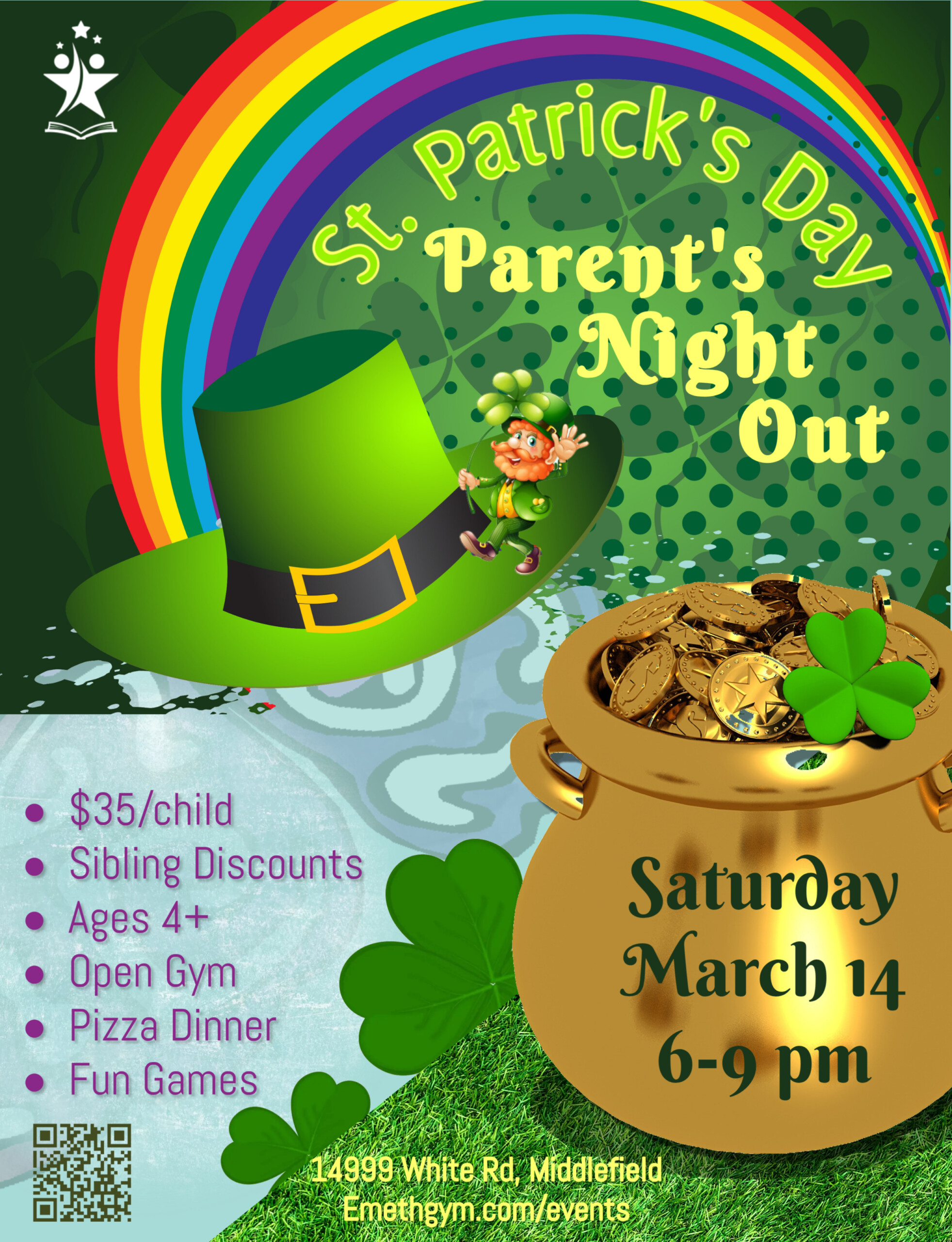 March Parent's Night Out: St. Patrick's Day